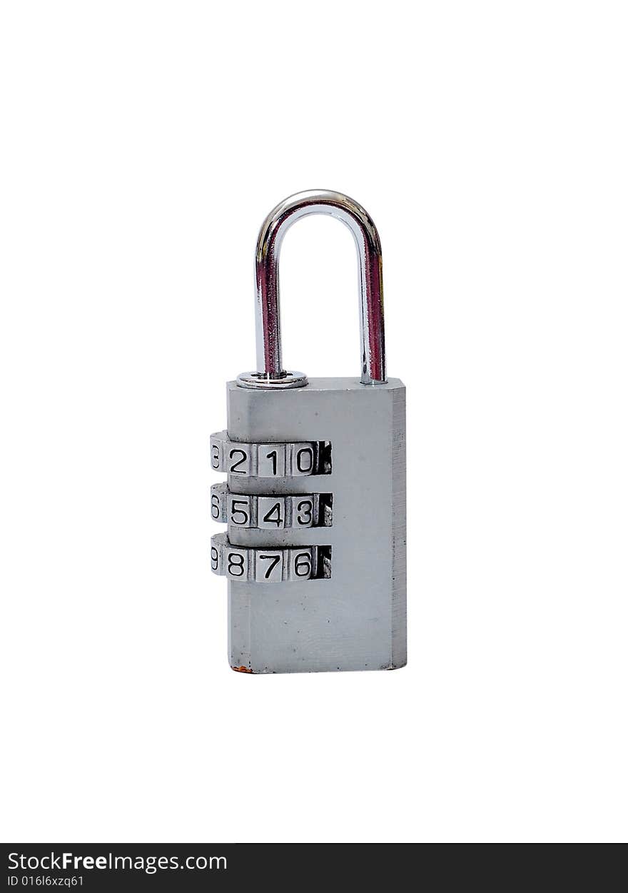 Isolated combination padlock