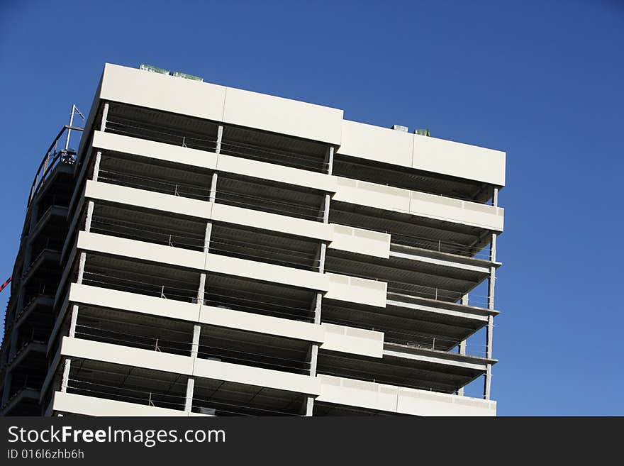 An office building under construction