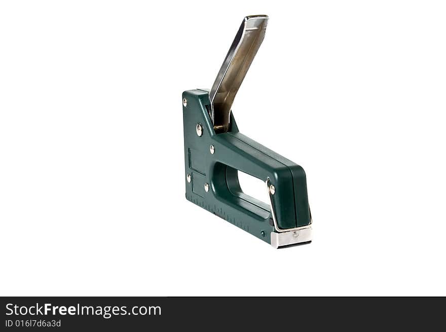 Stapler isolated on white