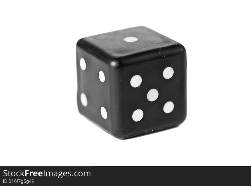 Dice isolated on white