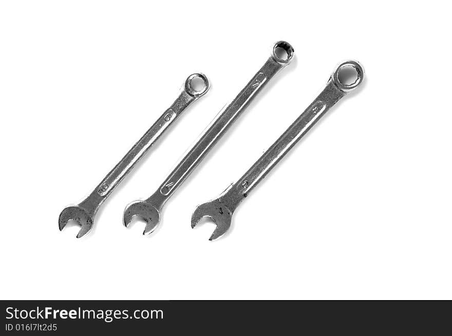 Spanners Isolated On White