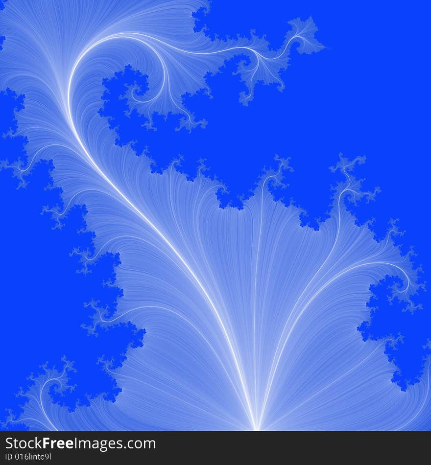 A nice frosty pattern of thin lines on a blue background illustration. A nice frosty pattern of thin lines on a blue background illustration.