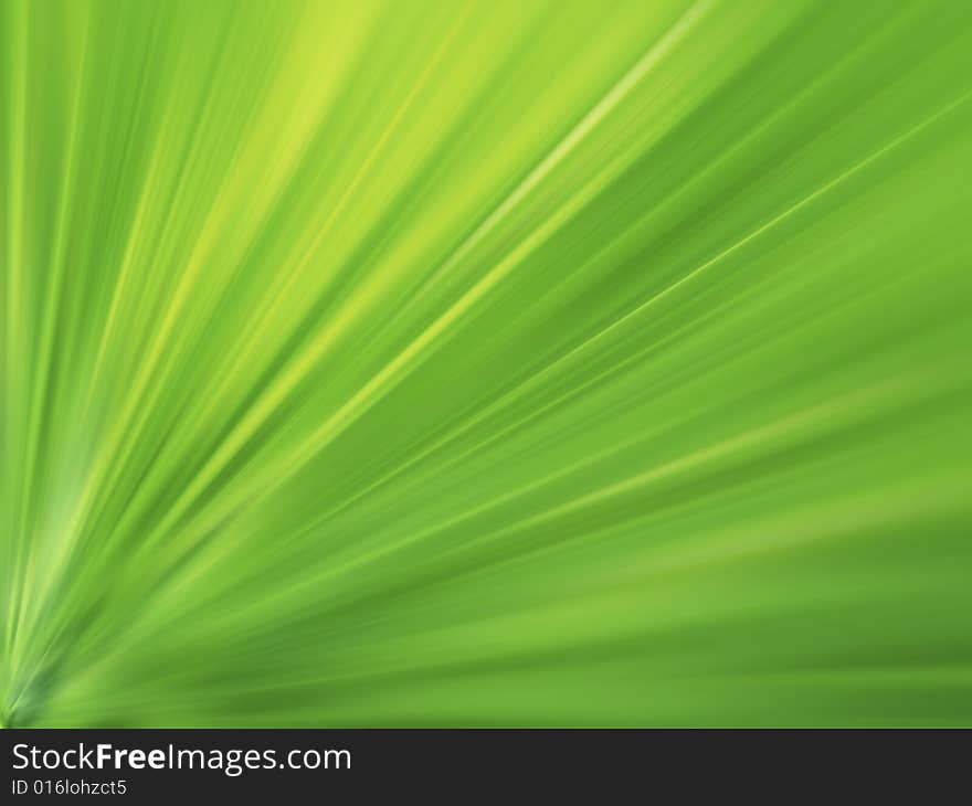 Dynamical composition, green color, light. Dynamical composition, green color, light