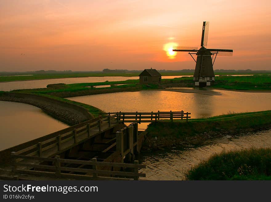 Windmill Landscape