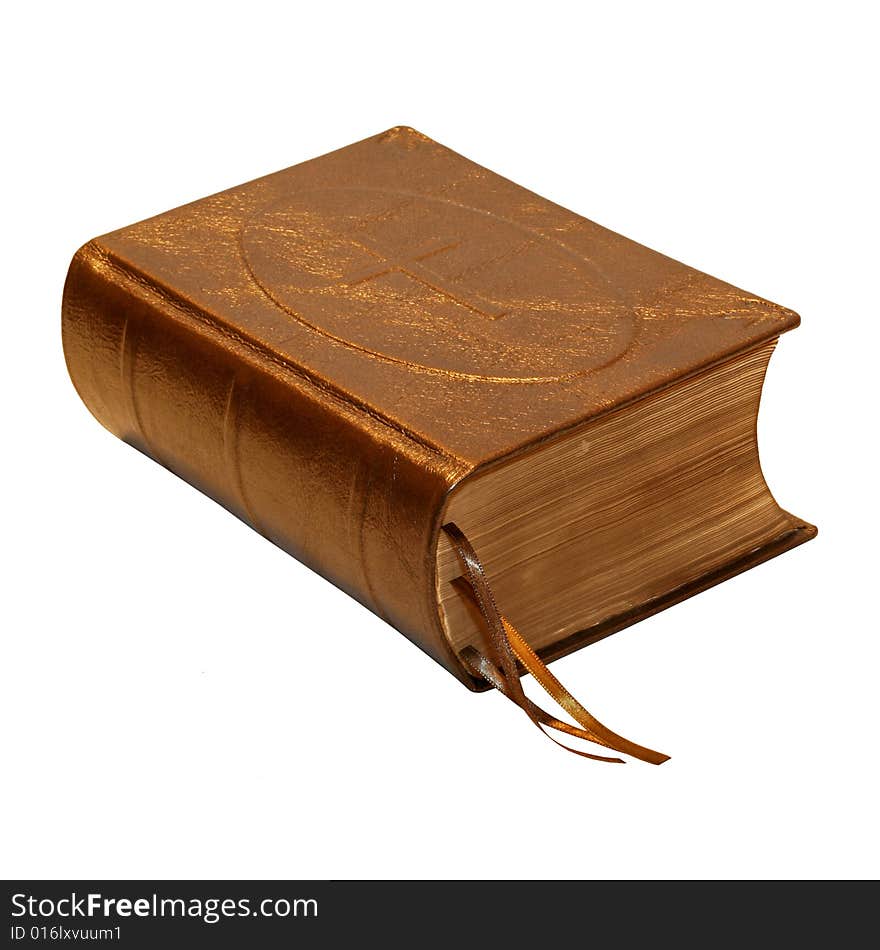 Close up shot of Holy bible book isolated. Close up shot of Holy bible book isolated