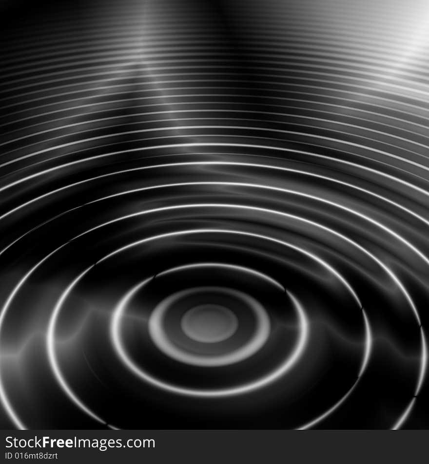 Water Abstract Background With Circular Wave Ripple Pattern