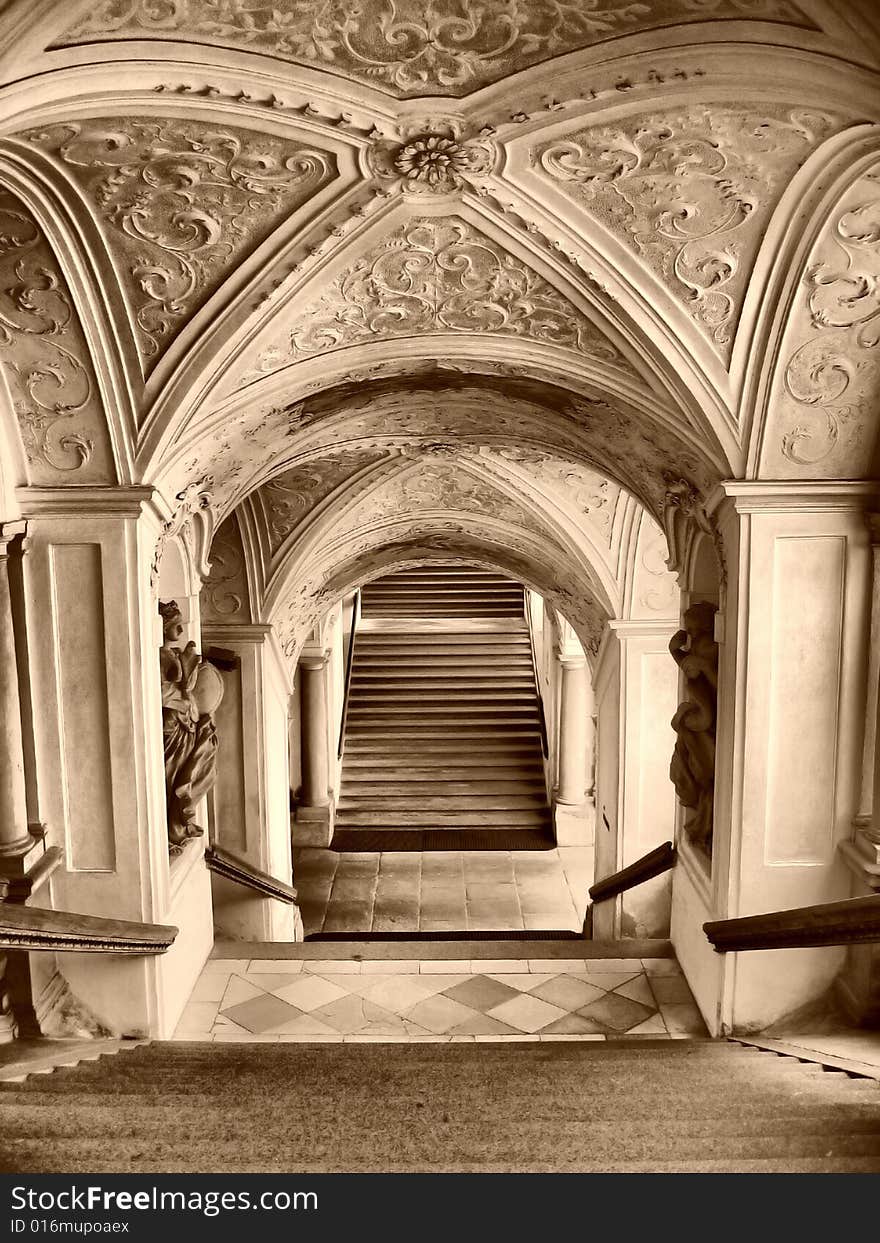 Arch and Stairway