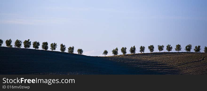 Image of a relaxing countryside in Tuscan. Image of a relaxing countryside in Tuscan