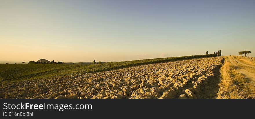 Image of Tuscan relaxing Countryside,. Image of Tuscan relaxing Countryside,