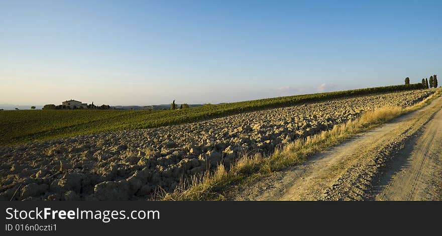 Image of Tuscan relaxing Countryside,. Image of Tuscan relaxing Countryside,