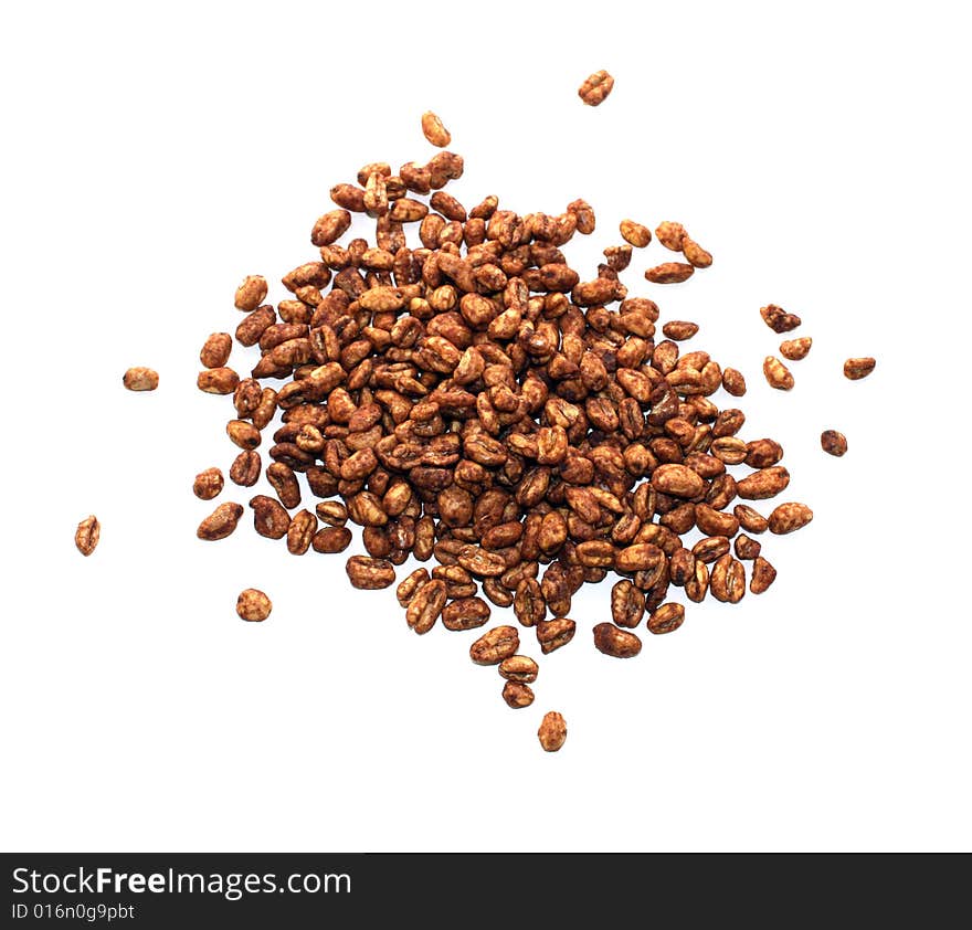 Chocolate wheat, isolated