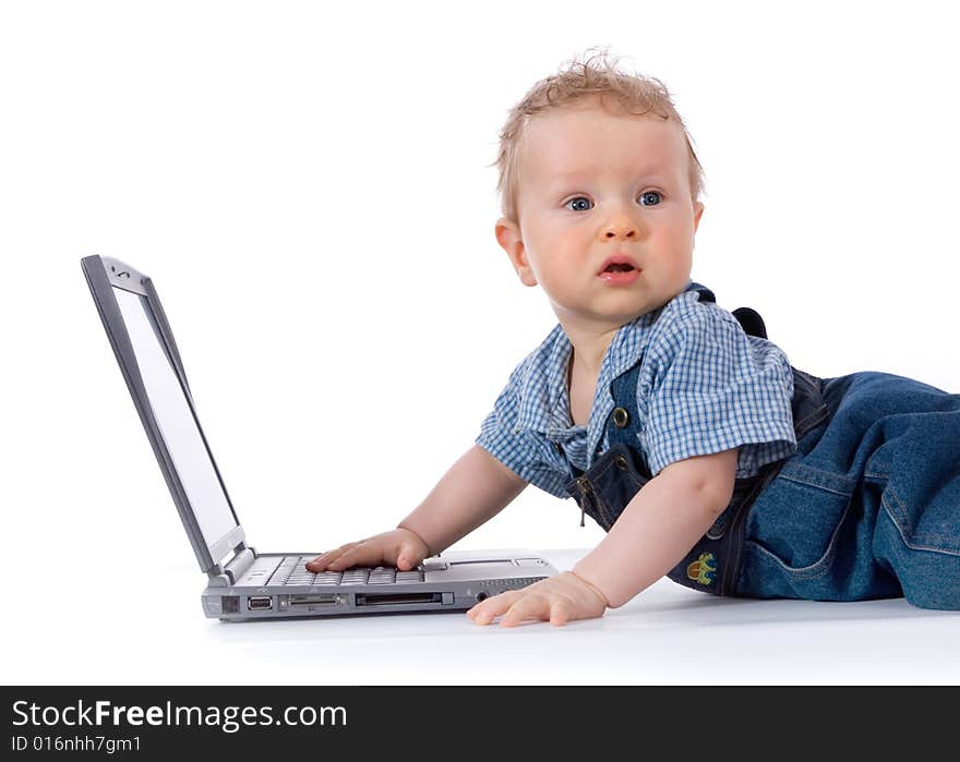 Baby With Laptop