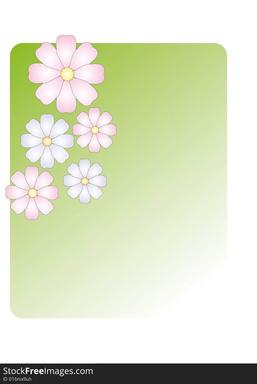 Abstract Floral Background.