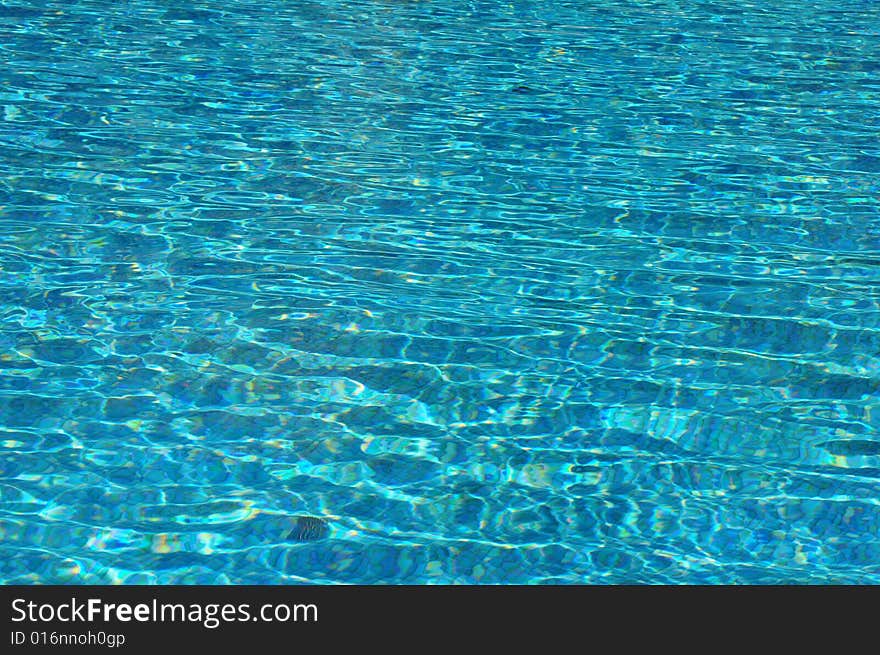 Bright blue pool water background. Bright blue pool water background