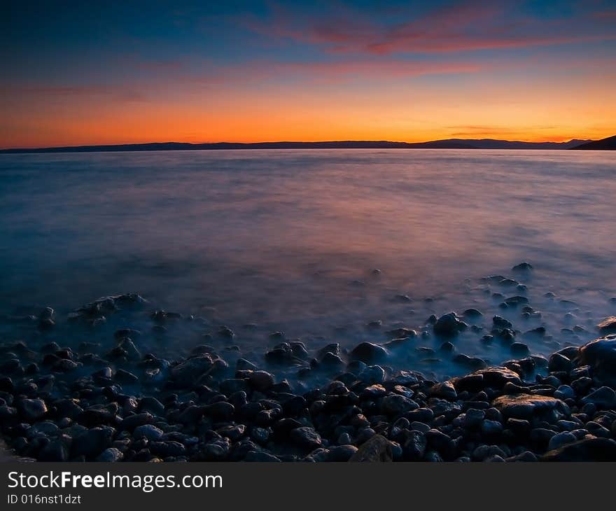 Calm beach