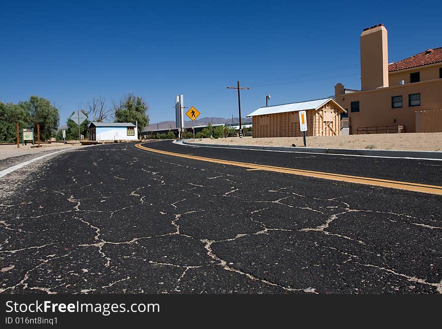 National park Mojave and old route 66