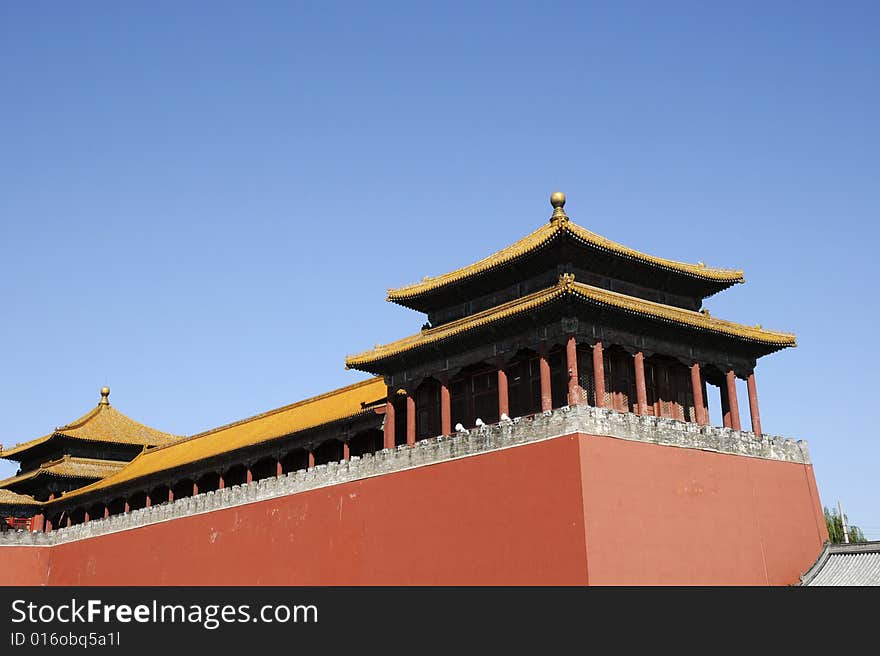 Architecture of ancient chinese building,royal palace,gateway. Architecture of ancient chinese building,royal palace,gateway