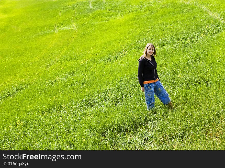 Beauty in meadow