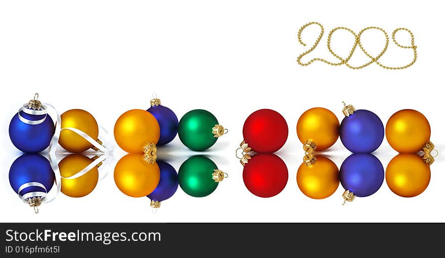 �ollection of holiday spheres