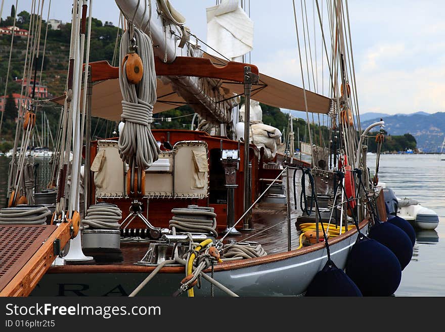 Old sailing boat