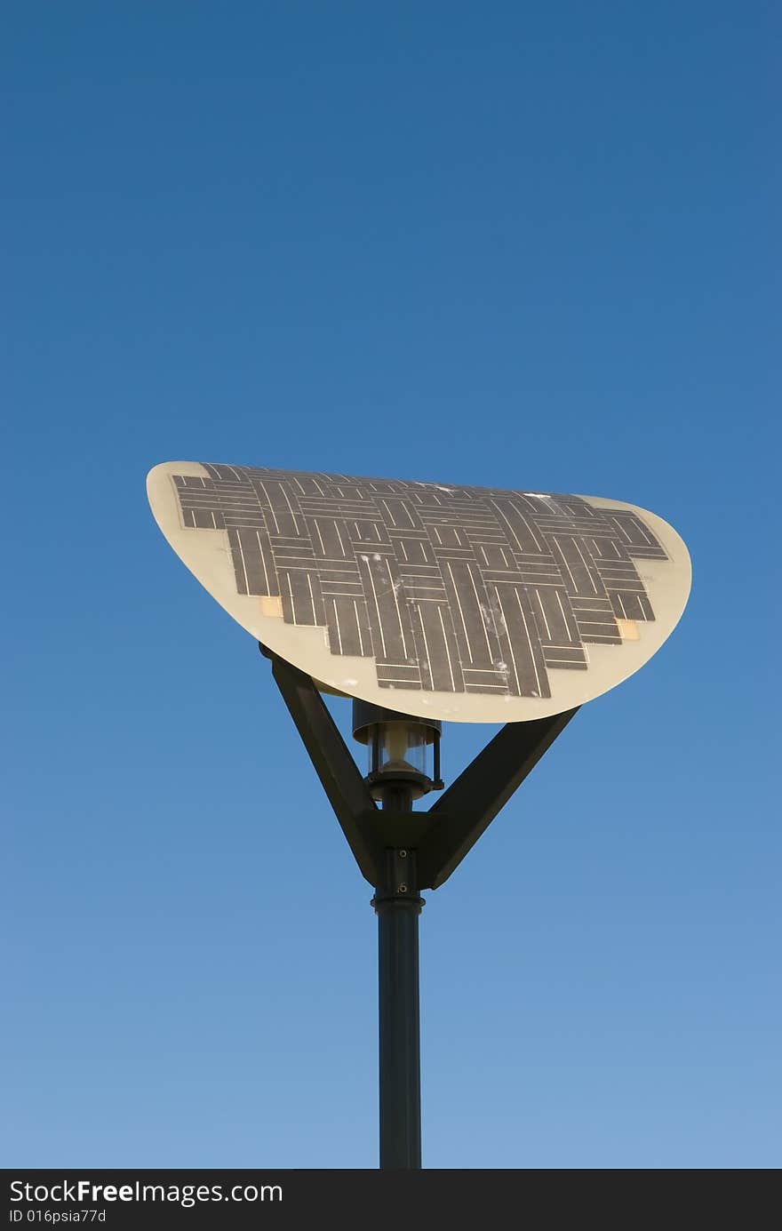 Solar powered street light in Adelaide, South Australia