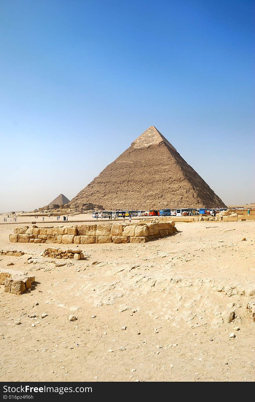 The Sphinx landscape in Egypt. The Sphinx landscape in Egypt