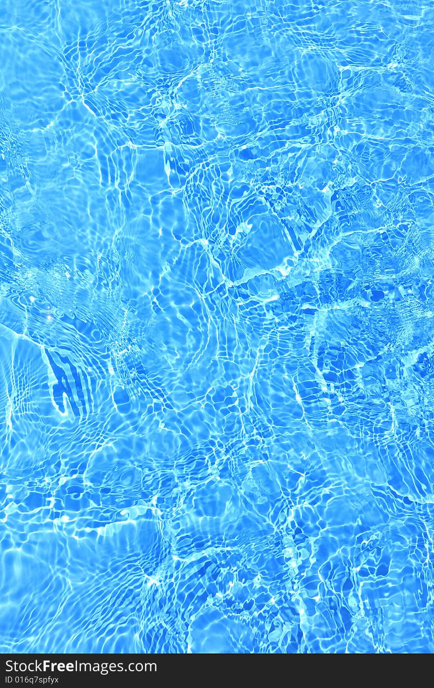 Blue swimming pool water background. Blue swimming pool water background