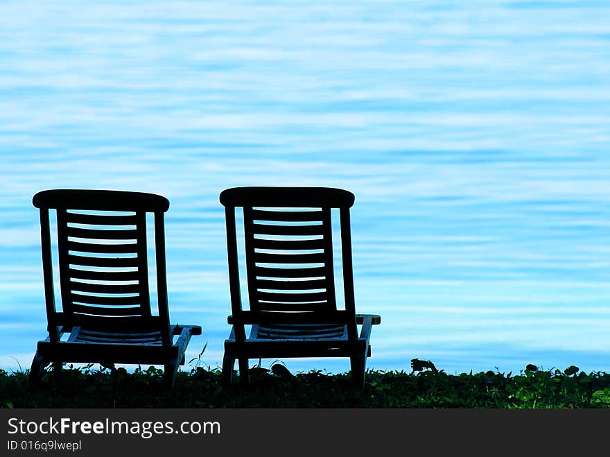 Chair and beach