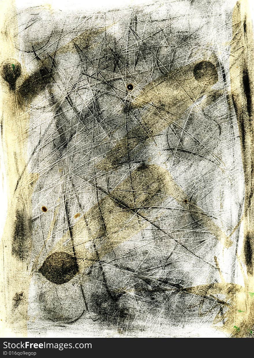 Abstract background with black stains and strokese