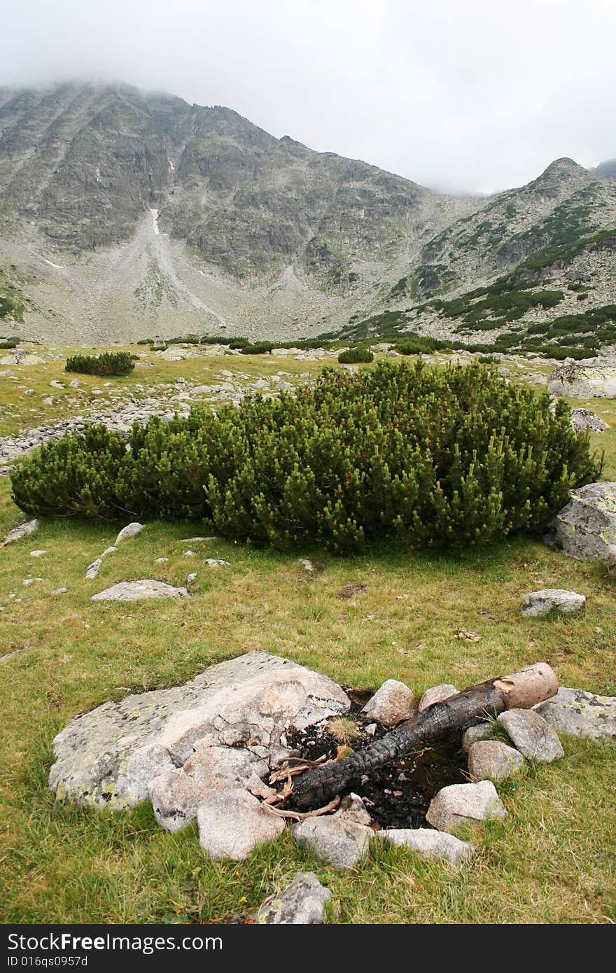 The Rila mountains in Bulgaria