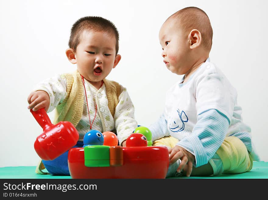 Young chinese boy play with toy. Young chinese boy play with toy