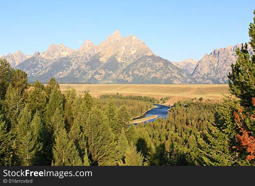 The Snake River Overlook in the Grand Teton