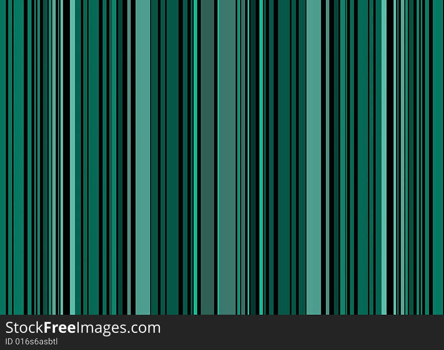 Retro Green Striped Background