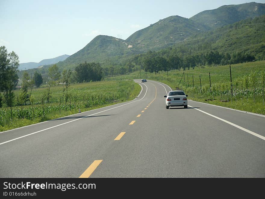 Driving on the road