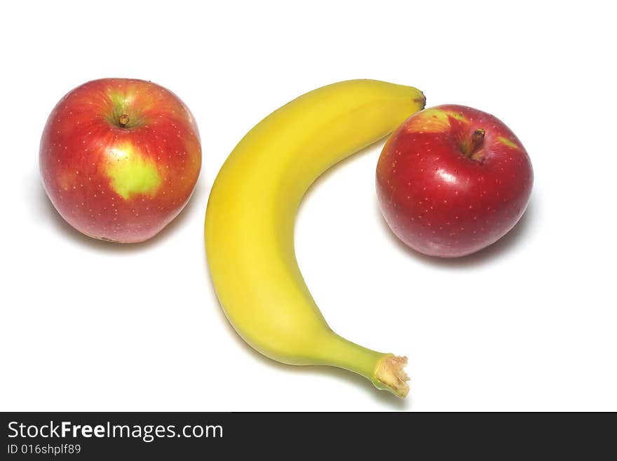 Apple Macintosh And Banana