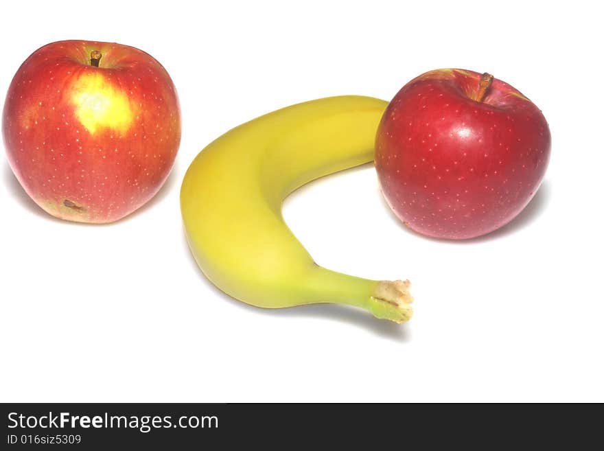 Apple Macintosh And Banana