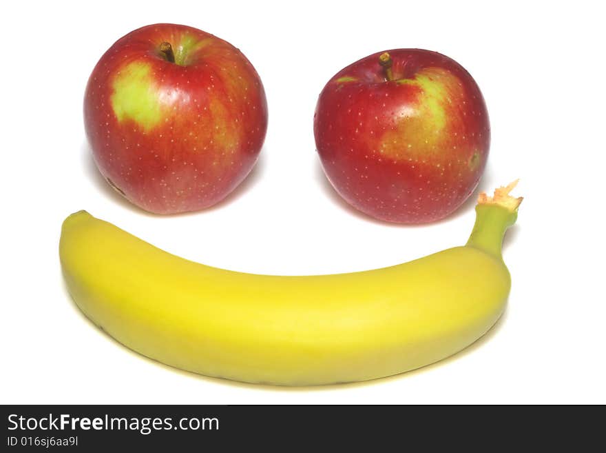 Apple Macintosh And Banana