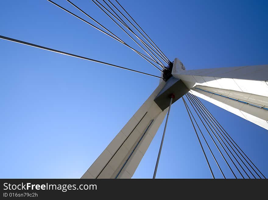 Pylon of a cable stayed bridge