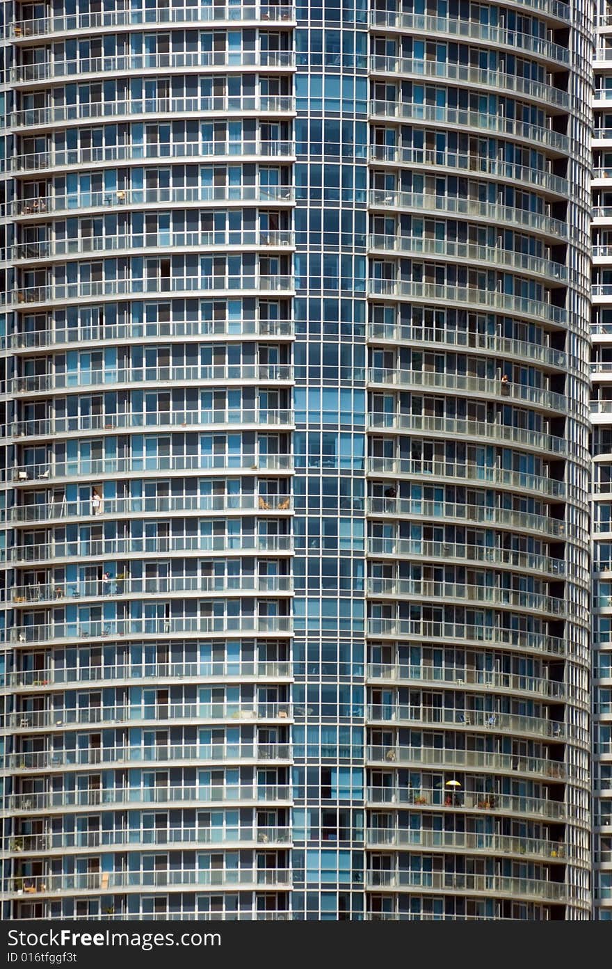 Glass wall of a high-rise building in downtown Toronto. Glass wall of a high-rise building in downtown Toronto