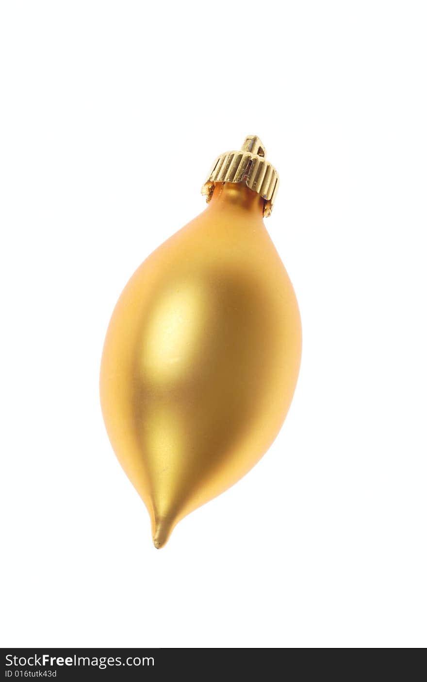 Christmas Decoration, photo on the white background