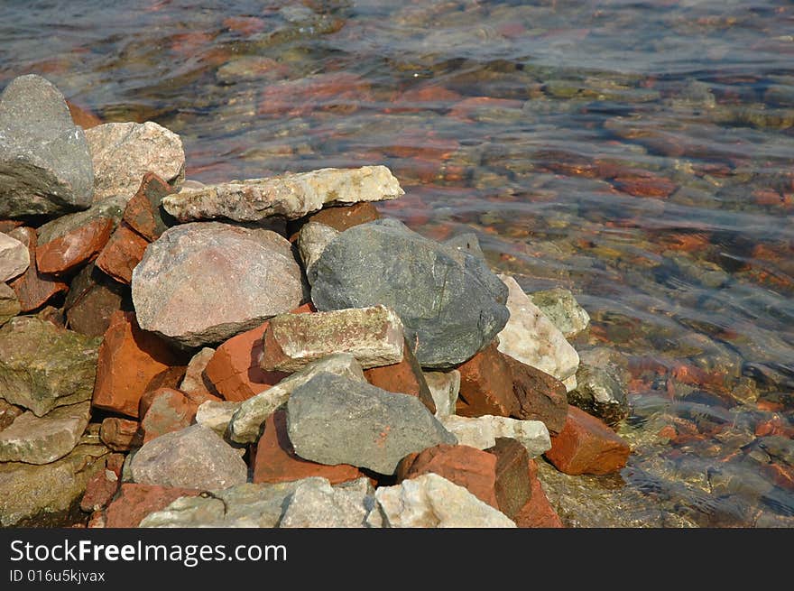 Stone beach