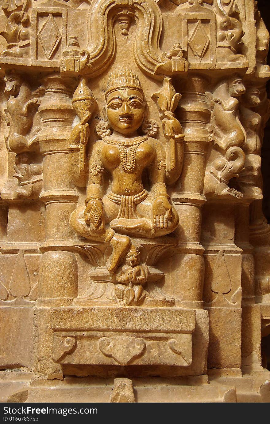 Statue in a jain temple