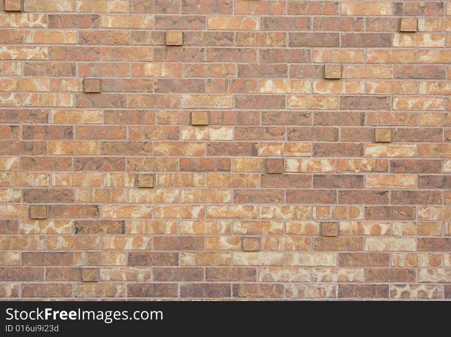 Brick pattern with uneven surface