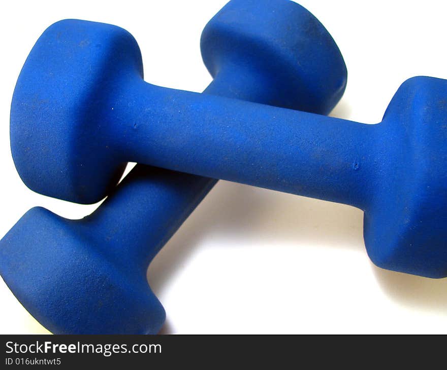 Blue Dumbbells