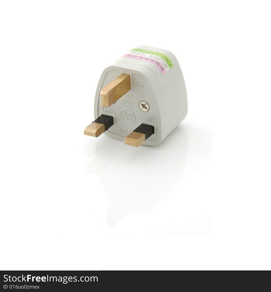 Socket Adapter on White - 2