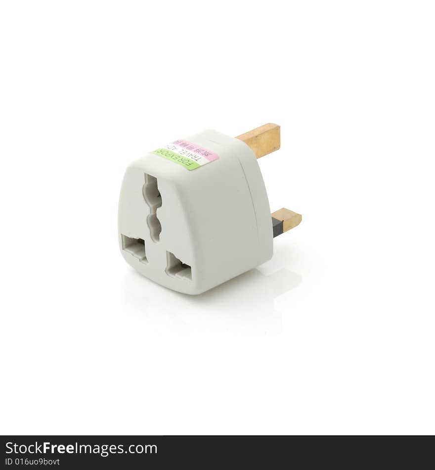 Socket Adapter On White