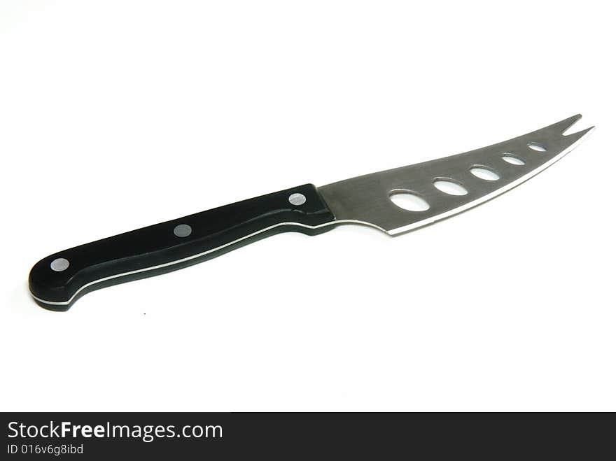 Knife steel in black for cheese. Knife steel in black for cheese