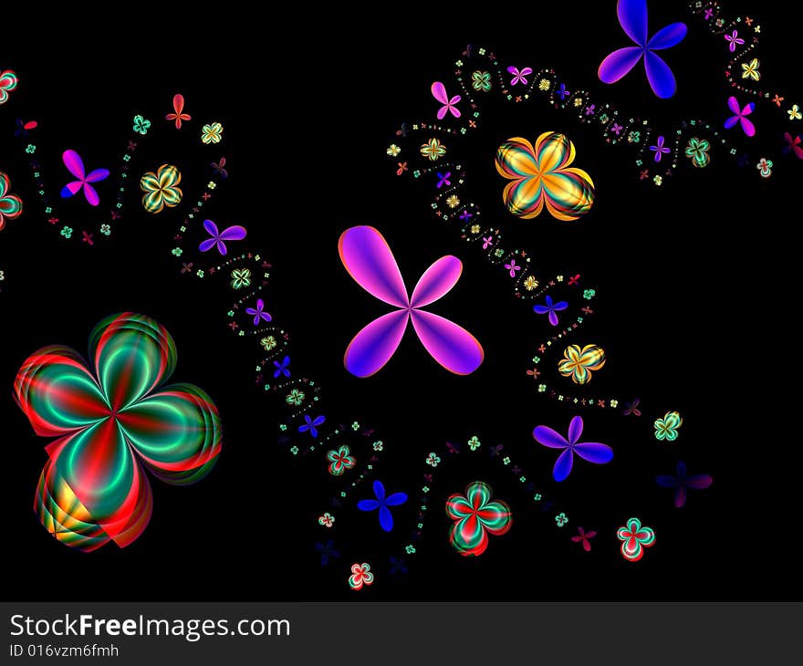 A fractal concept image,created with digital software,designed for background, web wallpaper template.