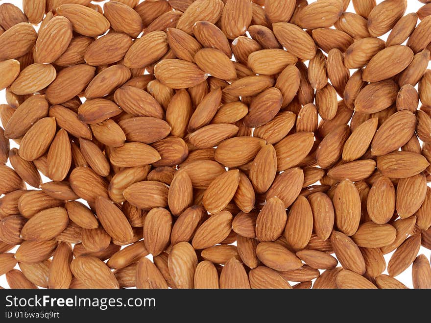 The cleared almond nut