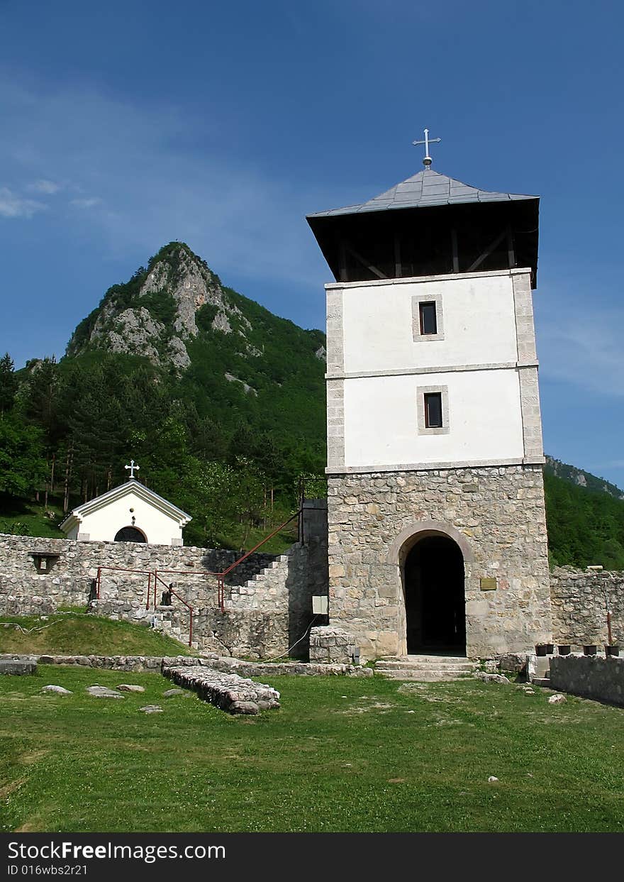 Monastery mileseva in Serbia, europe